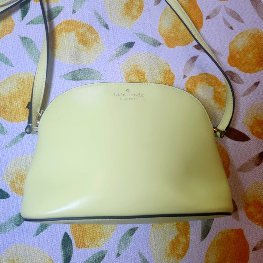 Kate Spade Yellow Dome Crossbody Bag